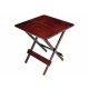Mesa dobrável rústica 70x70